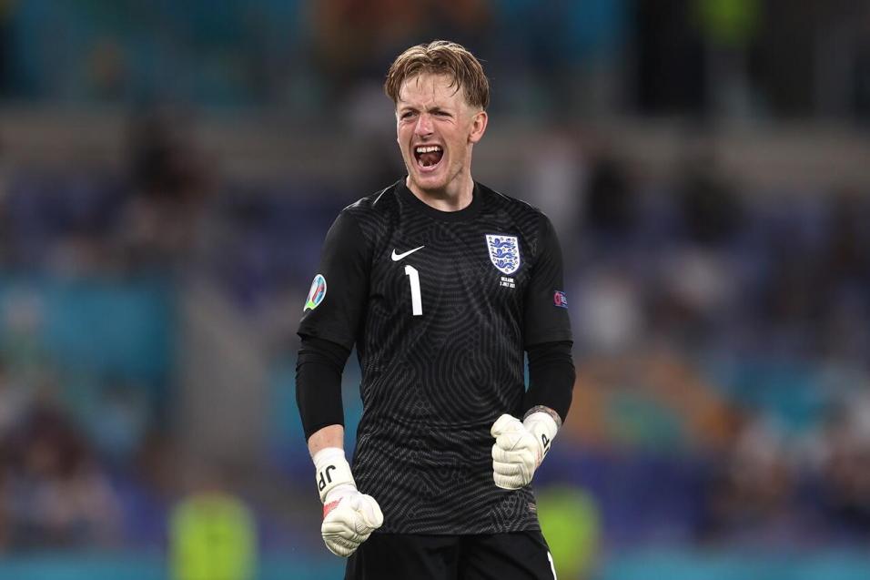 England goalkeeper Jordan Pickford